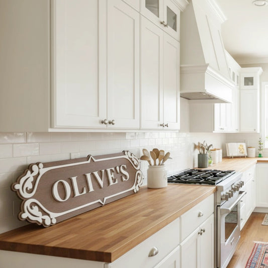 Personalized Rustic Family Name Wooden Wall Sign – Custom Home Decor
