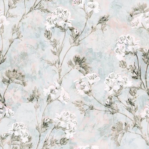 Misty Blossom – Soft Pastel Floral Wallpaper Wall Gift Style