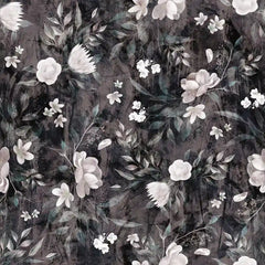 Midnight Garden – Dark Floral Wallpaper