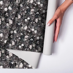 Midnight Garden – Dark Floral Wallpaper