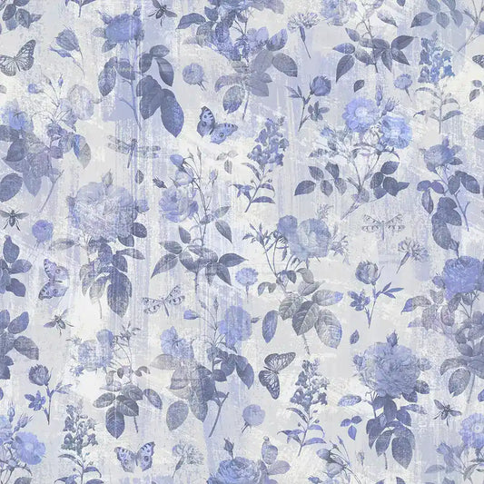 Lavender Whisper – Vintage Floral Wallpaper