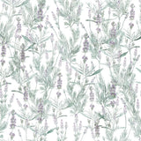 Lavender Meadow – Botanical Floral Wallpaper