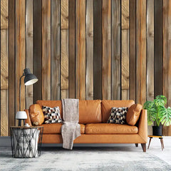 Rustic Wood Plank Wallpaper