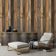 Rustic Wood Plank Wallpaper