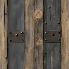 Rustic Barn Door Wallpaper