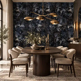 Moody Floral Still Life Wallpaper – Dark Peel-and-Stick Bedroom Accent Wall