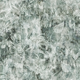 Moody Sage Green Floral Botanical Wallpaper – Dark Peel-and-Stick Bedroom Design