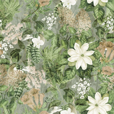 Green Botanical Wallpaper – Natural Peel-and-Stick Bedroom Living Room Design