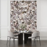 Vintage Botanical Floral Wallpaper – Classic Peel-and-Stick Bedroom Living Room Design
