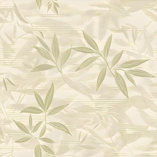 Neutral Bamboo Wallpaper – Calm Natural Peel-and-Stick Bedroom Office Design