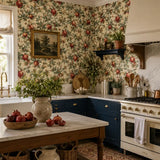 Vintage Pomegranate Garden Wallpaper