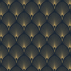 Art deco fan peel-and-stick wallpaper in blush pink, romantic bedroom wall design