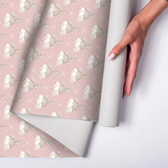 Dreamy hot air balloon kids room nursery wallpaper creates a peaceful mood.