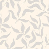 Soft harmony minimal leaf wallpaper creates a clean and modern atmosphere.