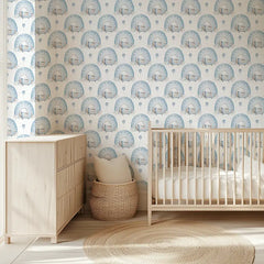 Cute Airplanes and Rainbows Wallpaper – Peel-and-Stick Kids Room Design