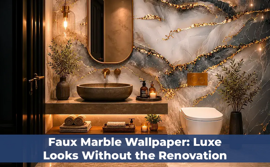 Faux Marble Wallpaper: Luxe Looks Without the Renovation
