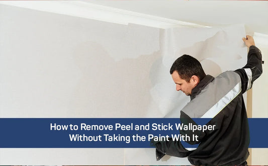 How to Remove Peel and Stick Wallpaper Without Taking the Paint With It