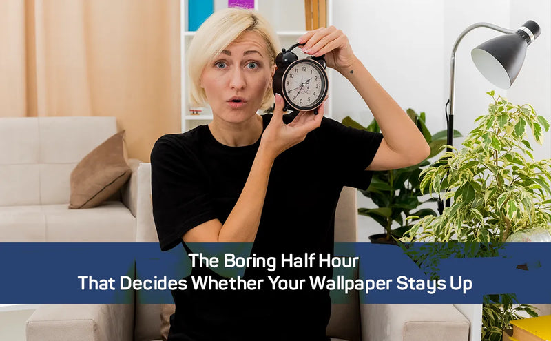 The Boring Half Hour That Decides Whether Your Wallpaper Stays Up