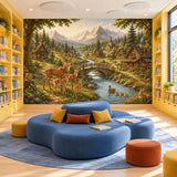 Deer Valley Village Mural Wallpaper