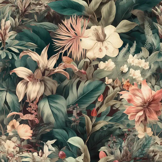 Tropical Elegance – Botanical Jungle Wallpaper