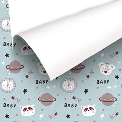 Cute Space Animals Pattern – Baby Koala, Lion & Panda Wallpaper