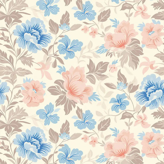 Pastel Garden – Floral Wallpaper