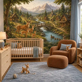 Deer Valley Village Mural Wallpaper
