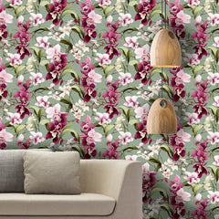 Orchid Bloom – Floral Wallpaper