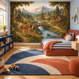 Deer Valley Village Mural Wallpaper