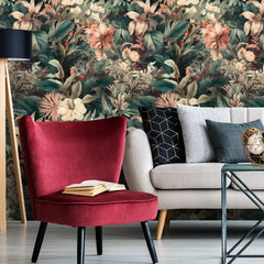Tropical Elegance – Botanical Jungle Wallpaper