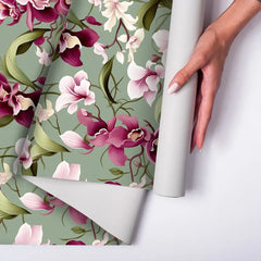 Orchid Bloom – Floral Wallpaper