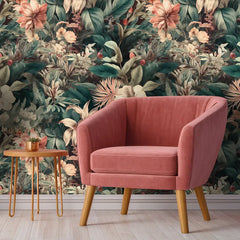 Tropical Elegance – Botanical Jungle Wallpaper
