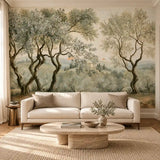 Tuscan Olive Grove Fresco Wall Mural