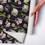 Midnight Garden – Vintage Floral Wallpaper