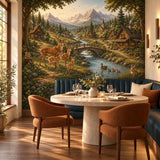 Deer Valley Village Mural Wallpaper