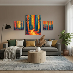 Enchanted Forest Path Canvas Art