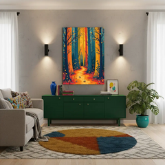 Enchanted Forest Path Canvas Art