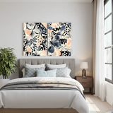 Midnight Wings Abstract Butterfly Canvas Art – Bedroom Living Room Wall Decor