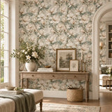 Magnolia Blossom Garden Chinoiserie Wallpaper