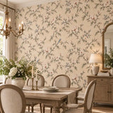 Songbird Blossom Garden Chinoiserie Wallpaper