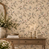 Songbird Blossom Garden Chinoiserie Wallpaper