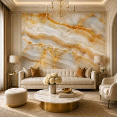 Champagne Onyx Mural Wallpaper