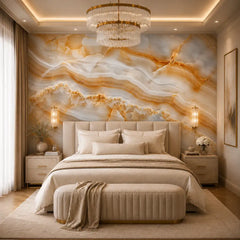 Champagne Onyx Mural Wallpaper
