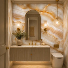 Champagne Onyx Mural Wallpaper