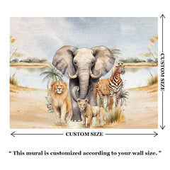 Safari Adventure – Kids Mural Wallpaper