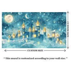 Night Castle Wall Mural
