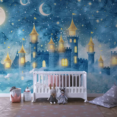 Night Castle Wall Mural