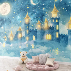 Night Castle Wall Mural