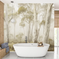 Misty Forest Wall Mural
