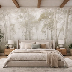 Misty Forest Wall Mural